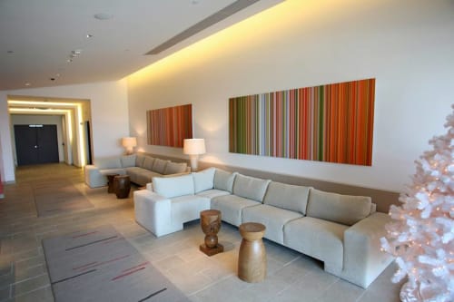 Limerock Sequence | Paintings by John Holt Smith | W Dallas Residences in Dallas