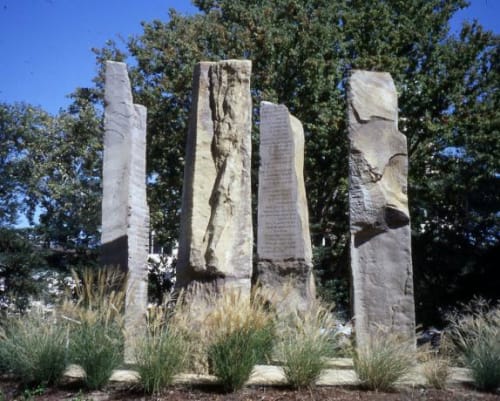 Sacremento Stele | Sculptures by Beverly Pepper | California Environmental Protection Agency in Sacramento