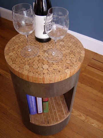 Cork Top Book Table | Tables by Miles Epstein | Miles Epstein Studio in San Francisco