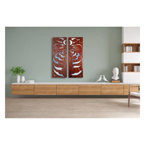 Namaka Panels | Wall Sculpture in Wall Hangings by Nadia Fairlamb Art | Na Mokulua in Kailua