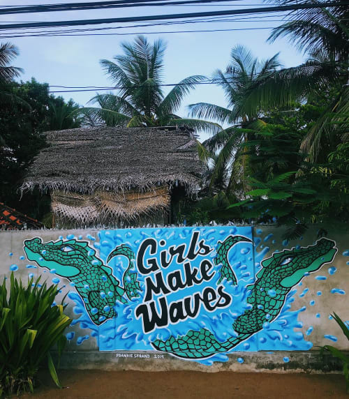 Girls Make Waves Mural
