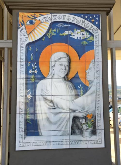 The Visitation Tile Mural | Murals by Stefan Salinas | Church Of Visitacion in San Francisco