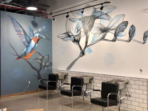 Mural | Murals by Art by Chad Bolsinger | Bishops Haircuts - Hair Color in Denver