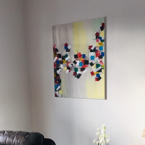 Cube Abstract | Paintings by Beata Zielinska