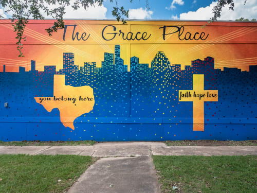 Mural | Murals by Artist Couple | South Austin Christian Church in Austin