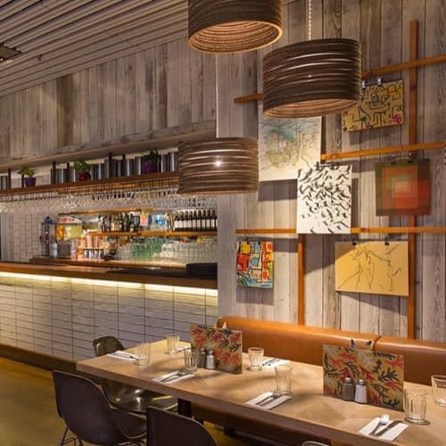 CartOn C1 | Pendants by Tabitha Bargh | Giraffe South Bank in London