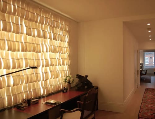 Translucent Porcelain Curtain | Lighting by Margaret O'Rorke