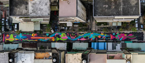 The Street of Kaohsiung Mural | Street Murals by Nicolas Barrome