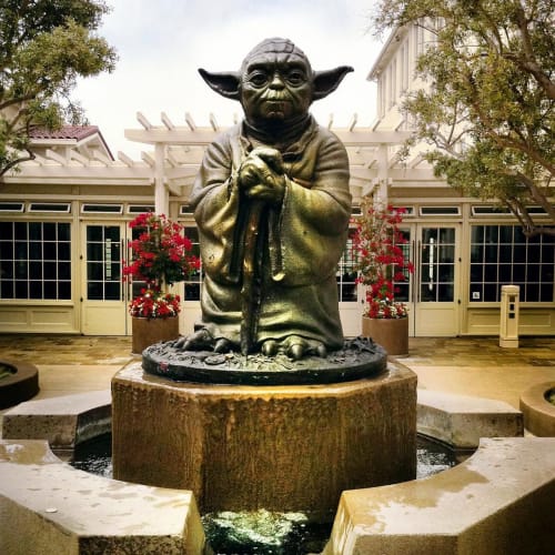 Yoda Statue by Lawrence Noble seen at Letterman Digital Arts Center