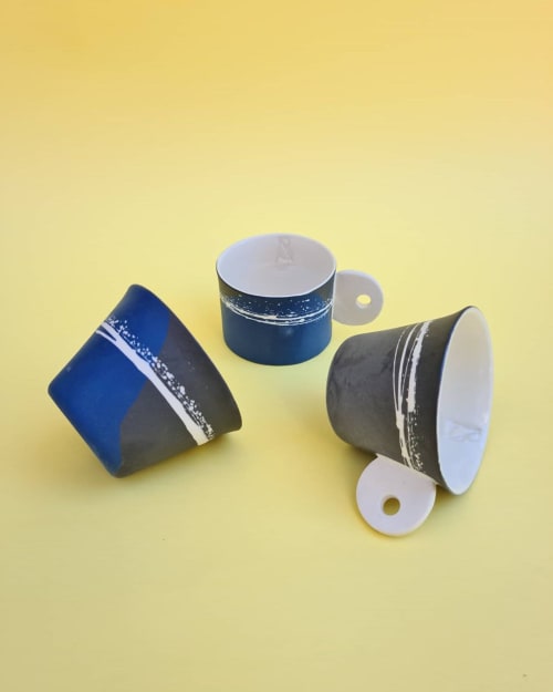 Minimally (S) Ceramic Mugs | Cups by BasicartPorcelain