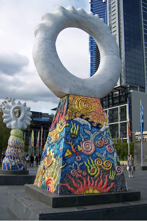 Guardians | Sculptures by Simon Rigg | Crown Melbourne in Southbank