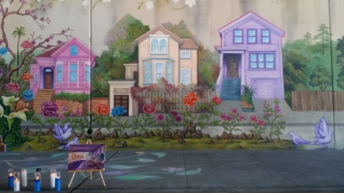 Super Heroes Mural # 3 | Street Murals by Antonio Ramos | 3500 West St, Oakland in Oakland