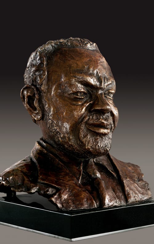 James Jefferson Community Leader | Sculptures by Dina Angel-Wing | Fillmore Heritage Center in San Francisco