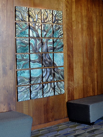 Live Oak | Murals by Natalie Blake Studios | Chabot College in Hayward
