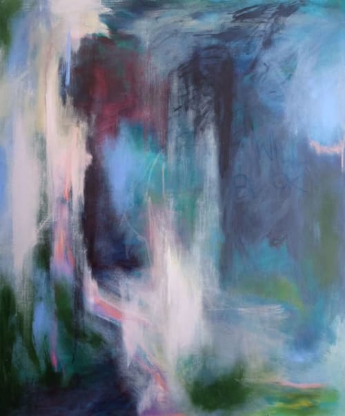 Abstract Painting | Oil And Acrylic Painting in Paintings by Alice Watt