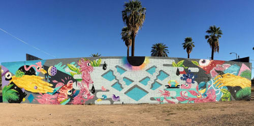 Wall Mural | Street Murals by yaicecream | ROOSEVELT ROW in Phoenix