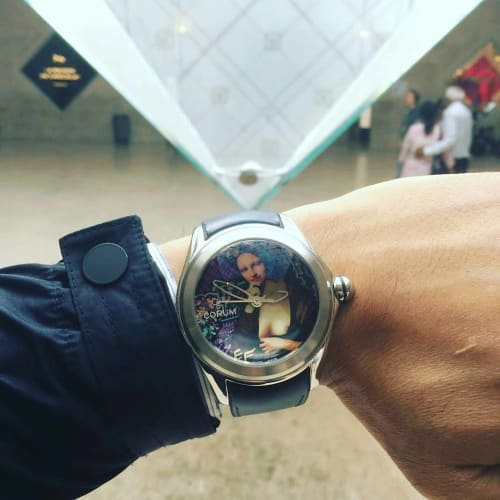 Corum Bubble Watch Design | Apparel & Accessories by Elisabetta Fantone Art | Louvre Museum in Paris