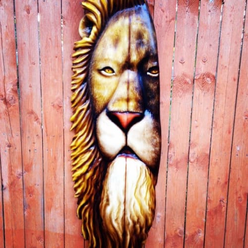 The King Lion Sculpture | Sculptures by Carvinart | San Diego Zoo in San Diego
