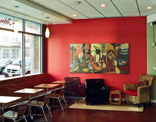 Jebena | Paintings by Dray | Jebena Cafe in San Francisco