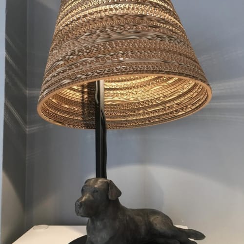 Recycled Cardboard Shades | Lamps by Graypants