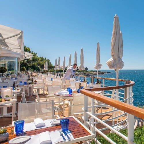 Long Beach Dining Chairs | Chairs by Rausch International | Hotel du Cap-Eden-Roc in Antibes