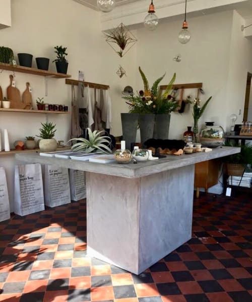 Polished Concrete Table | Tables by Daniel Ferguson | Etcetera Interiors Ltd. in Margate