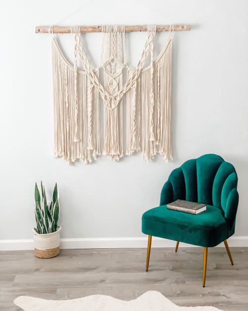 Bohemian Macrame Wall Art | Macrame Wall Hanging in Wall Hangings by Love & Fiber