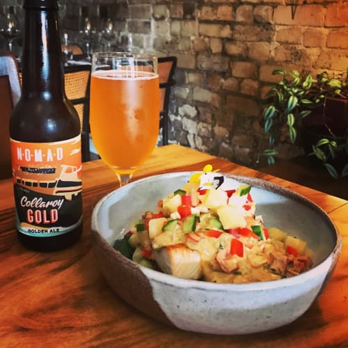 Glazed Round Ceramic Tableware by Nicky Crowley seen at The Herring