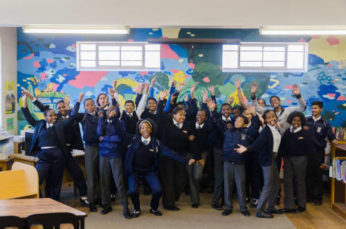 Mural | Murals by Paul Senyol | Garlandale Primary School in Cape Town