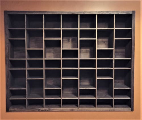 Storage Shelves | Furniture by Alexis Moran | Namaste Yoga + Wellness Rockridge in Oakland