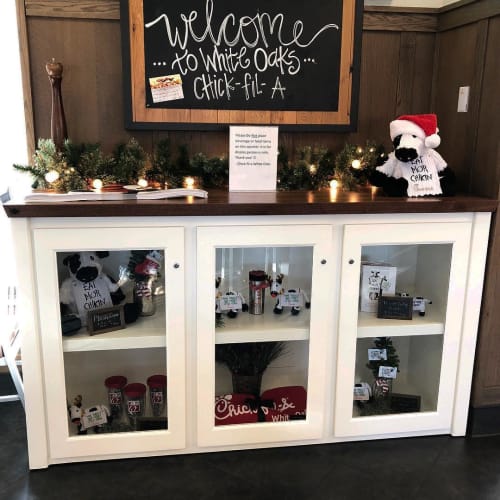 Merchandise Cabinet | Furniture by Pratt Woodworks | Chick-fil-A in Springfield