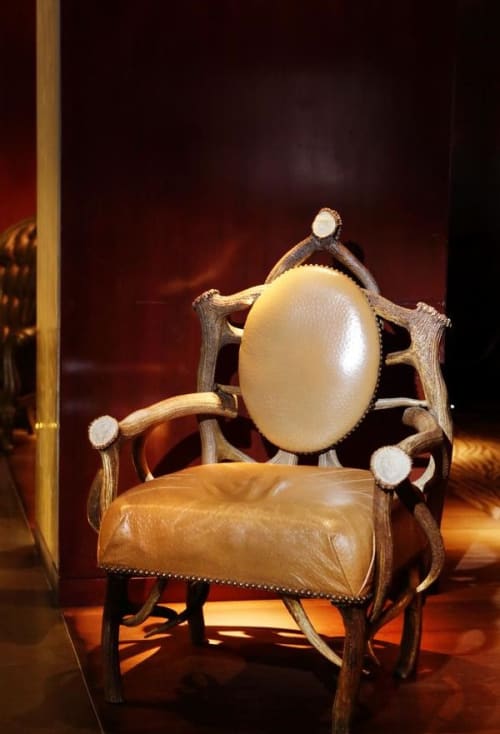 Elk Gentleman’s Chair | Chairs by Crystal Farm | The Clift in San Francisco