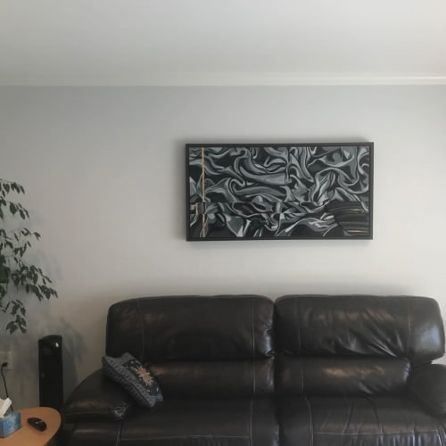 Black and White Abstract Painting | Paintings by Trent Thompson
