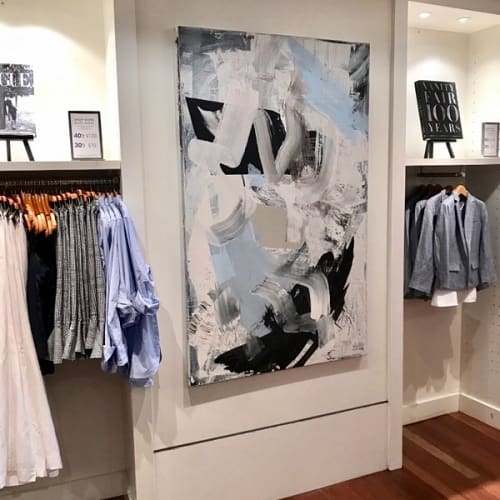 Abstract Piece | Paintings by Jeffrey Nemenzo | Banana Republic Embarcado in San Francisco