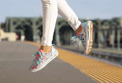 Customized Sneaker Artwork | Apparel & Accessories by Hyesu Lee | Under Armour Global Headquarters in Baltimore