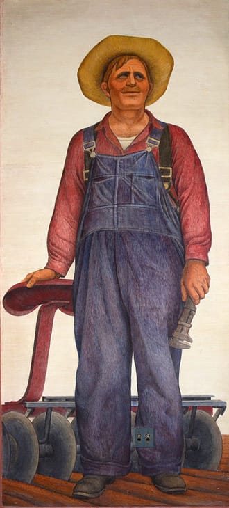 Farmer | Murals by Clifford Wight | Coit Tower in San Francisco