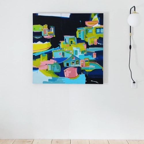 Old Village | Paintings by Anne Abueva Studio