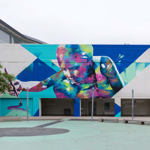 Inner Child | Murals by Hueman, Allison Torneros | Robert F. Kennedy Community Schools in Los Angeles