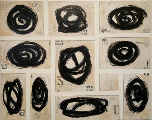 Paintings | Paintings by Margot Waller Madgett | Americana Restaurant in Del Mar