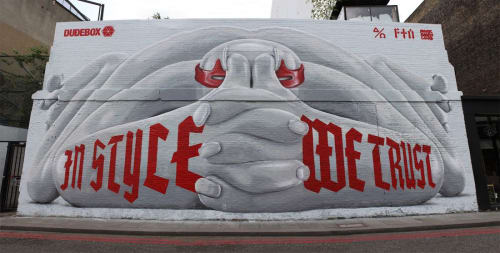 In Style We Trust | Street Murals by Mark Gmehling | Village Underground in London