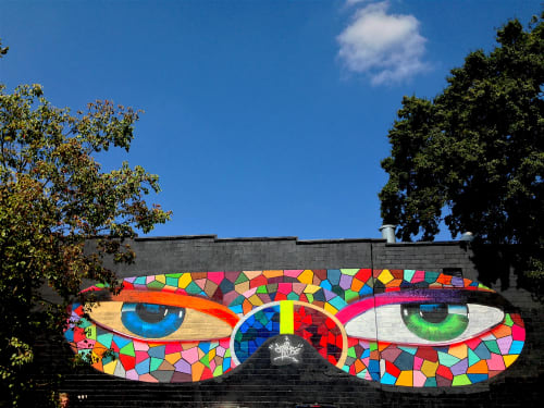 Eyes of Atlanta My Ninja | Murals by Chor Boogie | The Star Community Bar in Atlanta