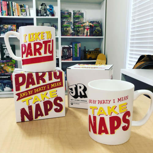I Like To Party Mug | Cups by Jay Roeder | U Studio Design in Bristol