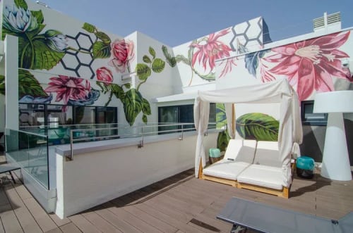 Flower | Murals by Lula Goce | NYX Madrid in Madrid