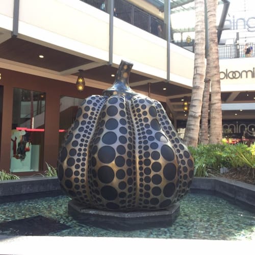 Pumpkin | Public Sculptures by Yayoi Kusama | Ala Moana Center in Honolulu