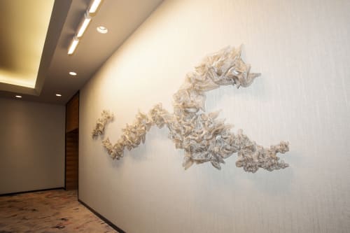 Sculpted Metal Mesh | Sculptures by Abby Goodman | Loews Minneapolis Hotel in Minneapolis
