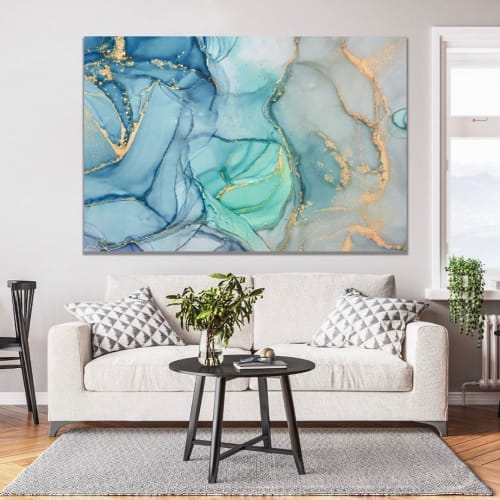 Blue Acrylic Painting | Paintings by Debby Neal Arts