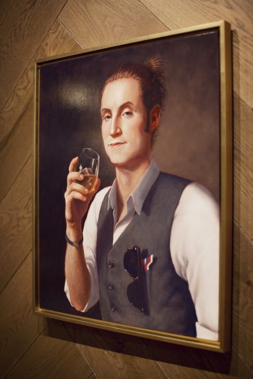 Young George Washinton | Oil And Acrylic Painting in Paintings by Nathan Loda | Farmers & Distillers in Washington