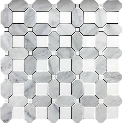Beveled Wall Tiles, Thassos and Carrara Marble Tiles | Tiles by Tile Club