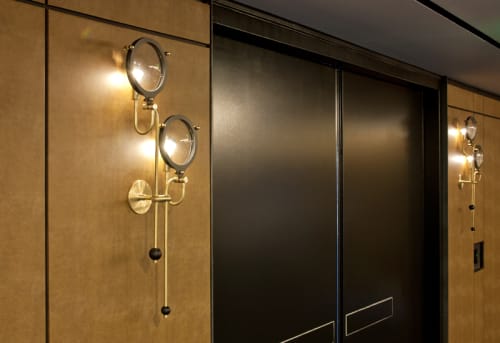 Double Lens Sconce | Sconces by Neptune Glassworks | The Alexandria in San Diego