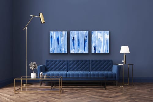 Fiery For Deep Blue 1, 2, & 3 | Paintings by MELISSA RENEE fieryfordeepblue  Art & Design